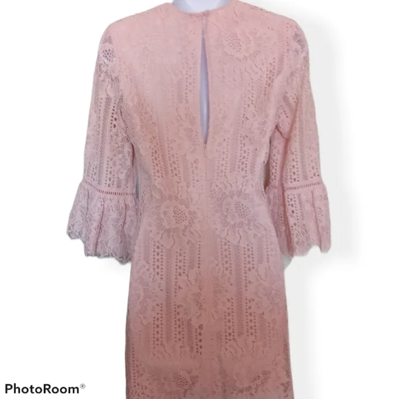 H&M Women's Blush Lace Mini Dress - Picture 5 of 15